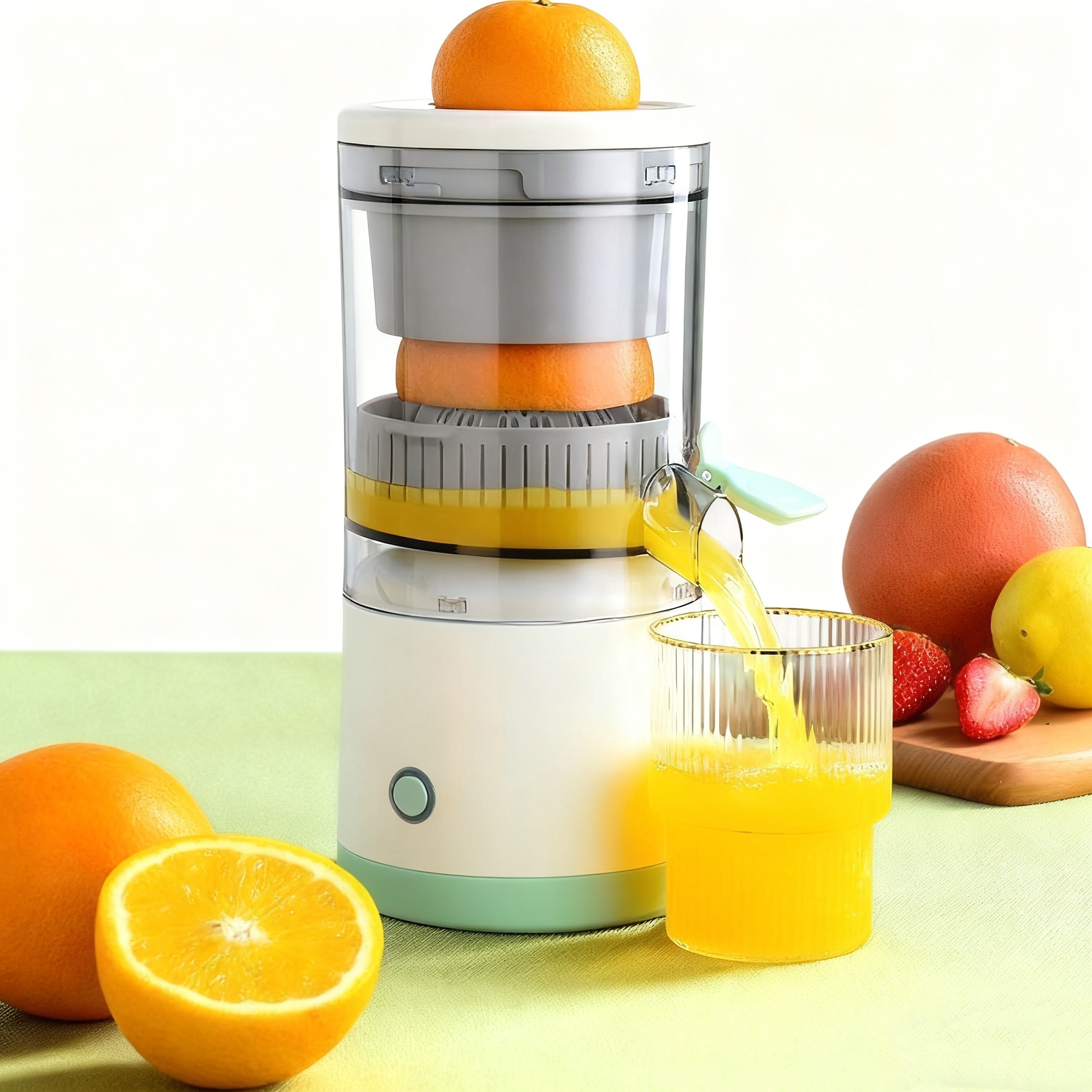 Fast Fruit Juicer with High Juice Yield